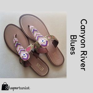 Beaded Sandal By River Canyon Blues